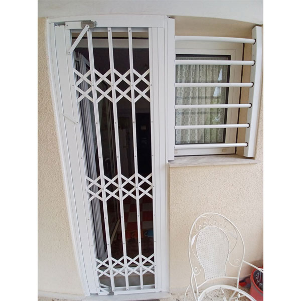 Πτυσσόμενα κάγκελα μονό